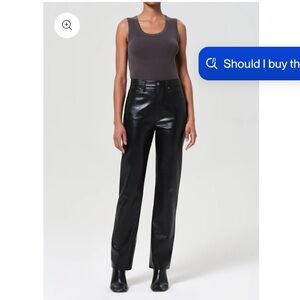 Agolde Recycled Leather Pants